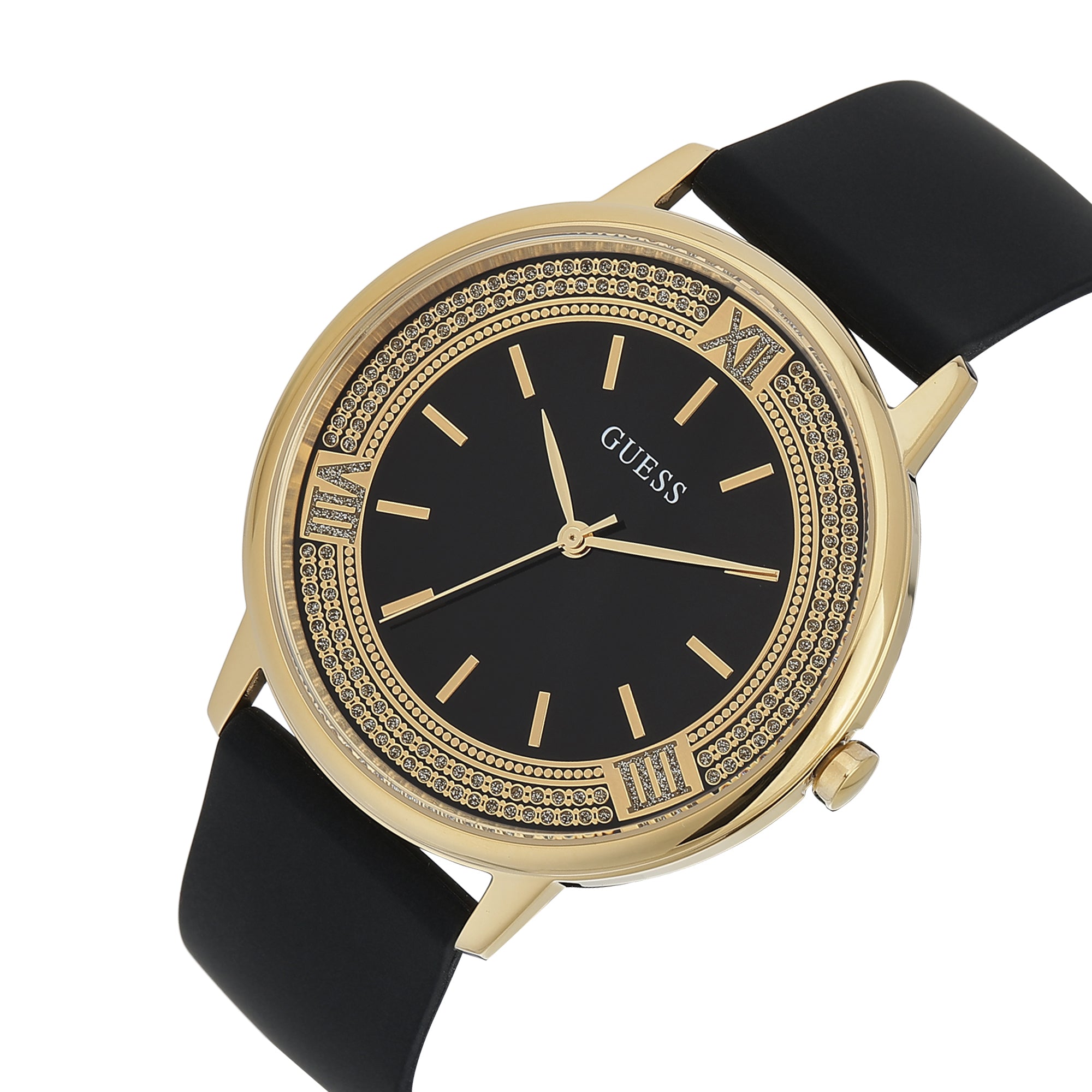 Guess 42 mm Black Dial Women Analog Watch U1326L1M