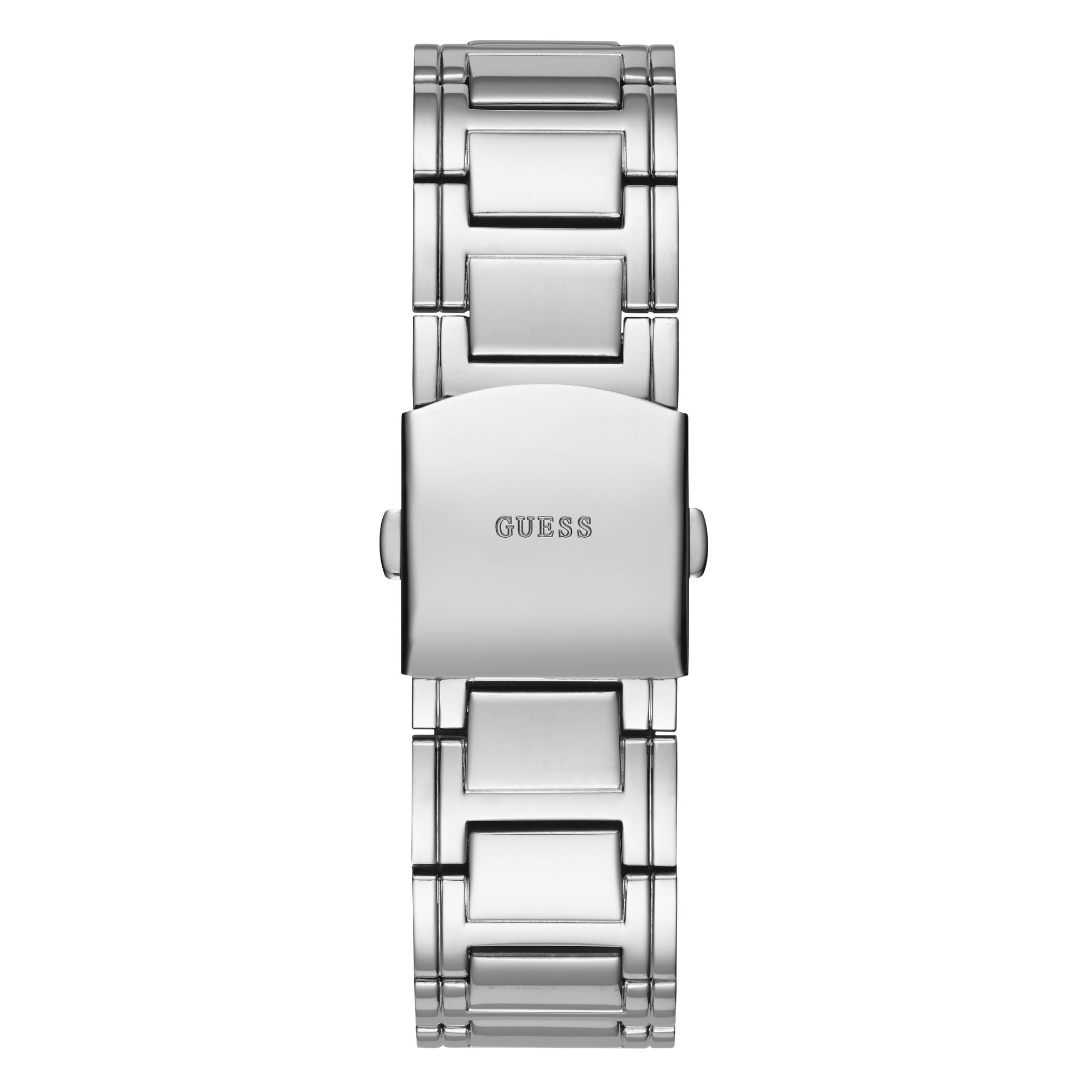 Guess Silver Dial Men Analog Watch U1339G1M