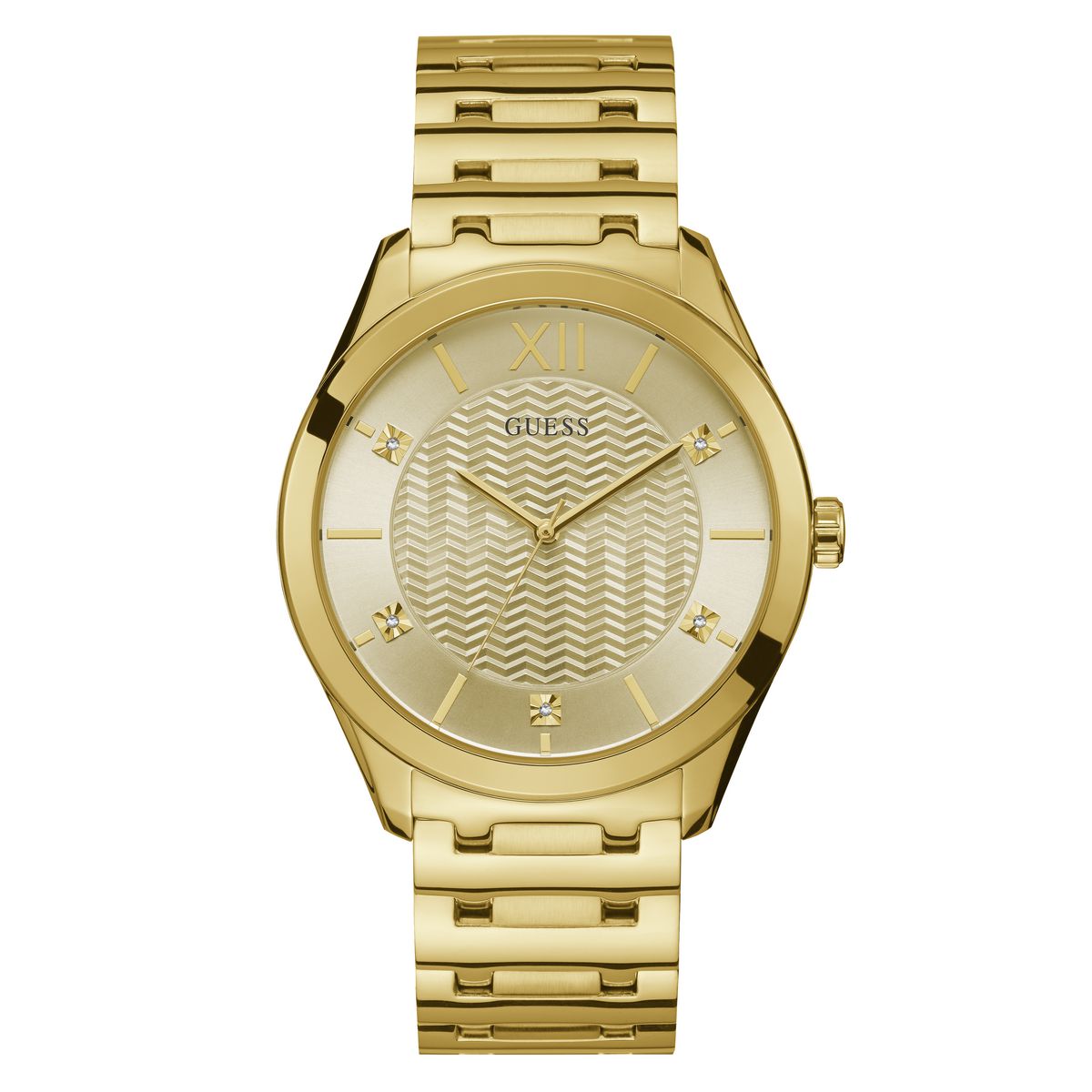 guess gold watch mens