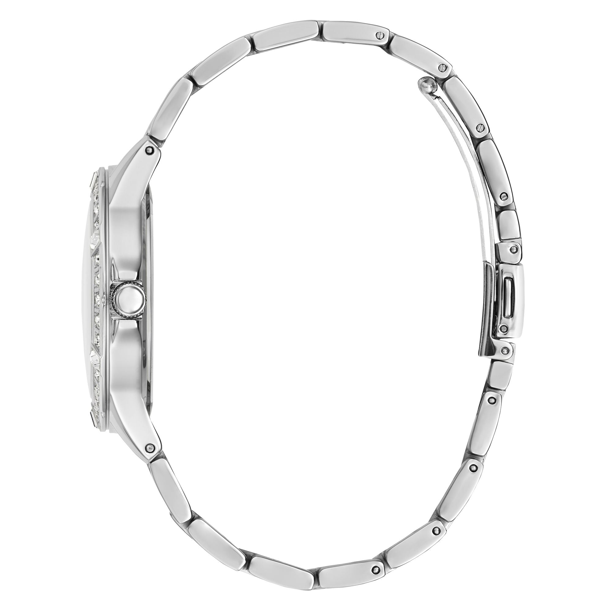 Guess Silver Dial Women Analog Watch U1349L1M