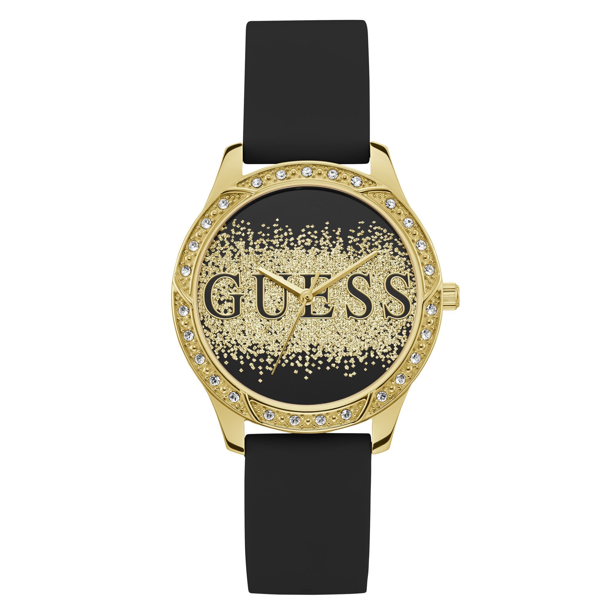 Guess 38 mm Black Dial Women Analog Watch U1356L1M