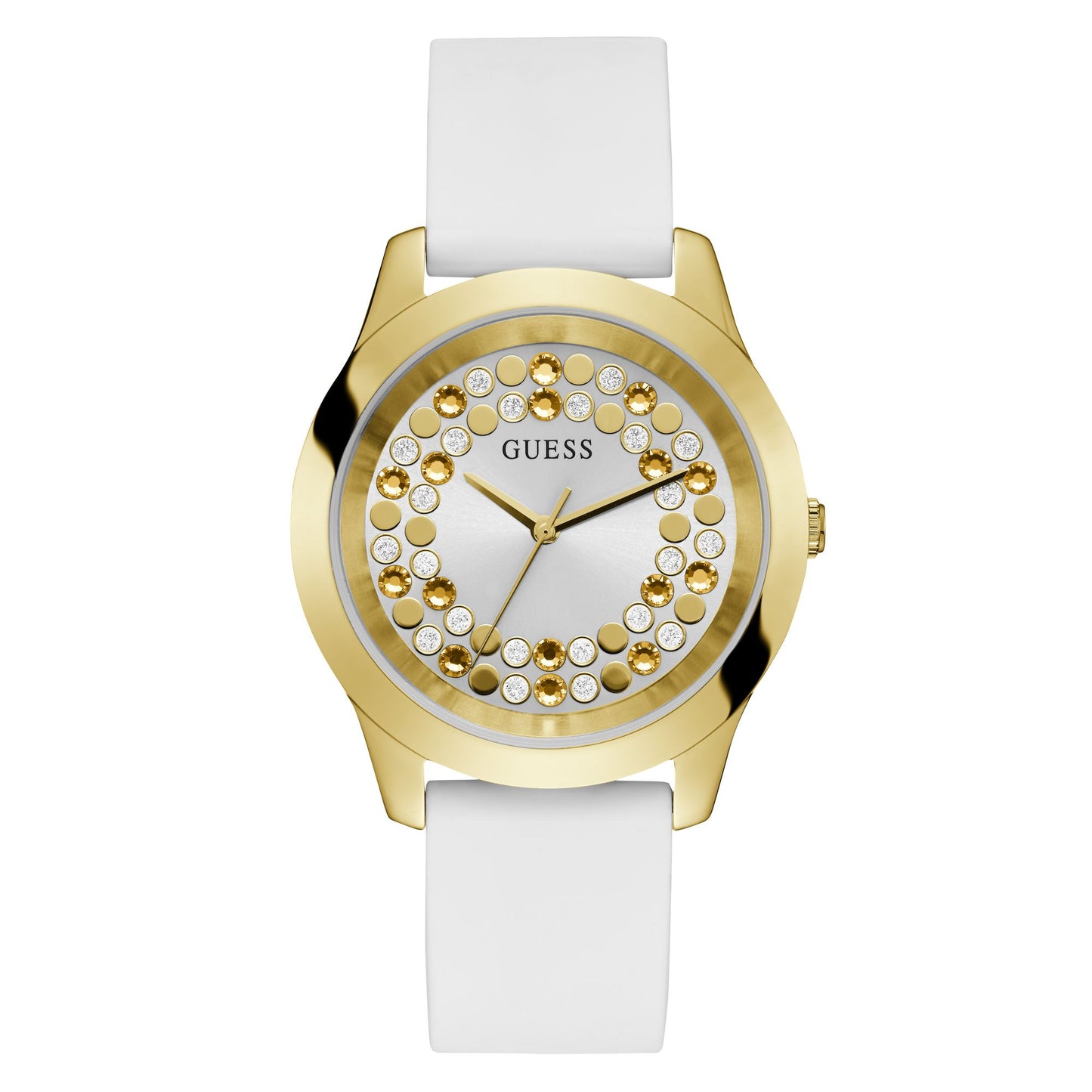 Guess Silver Dial Women Analog Watch - U1357L2M