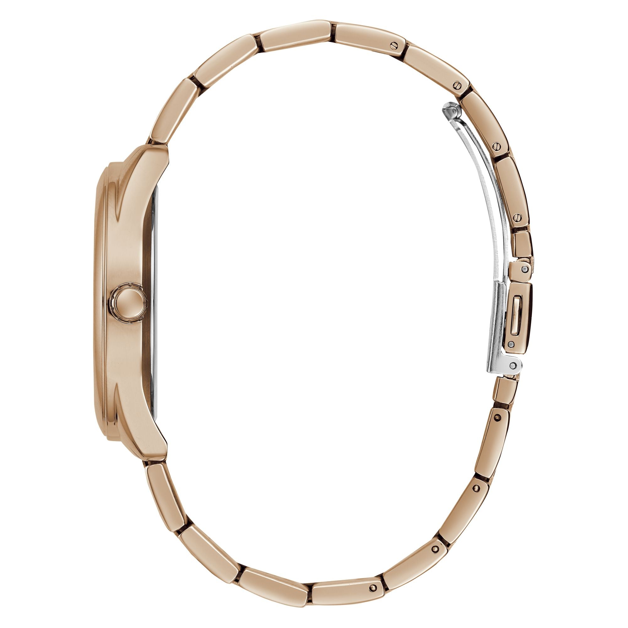 Guess Rose Gold Dial Women Analog Watch U1358L3M
