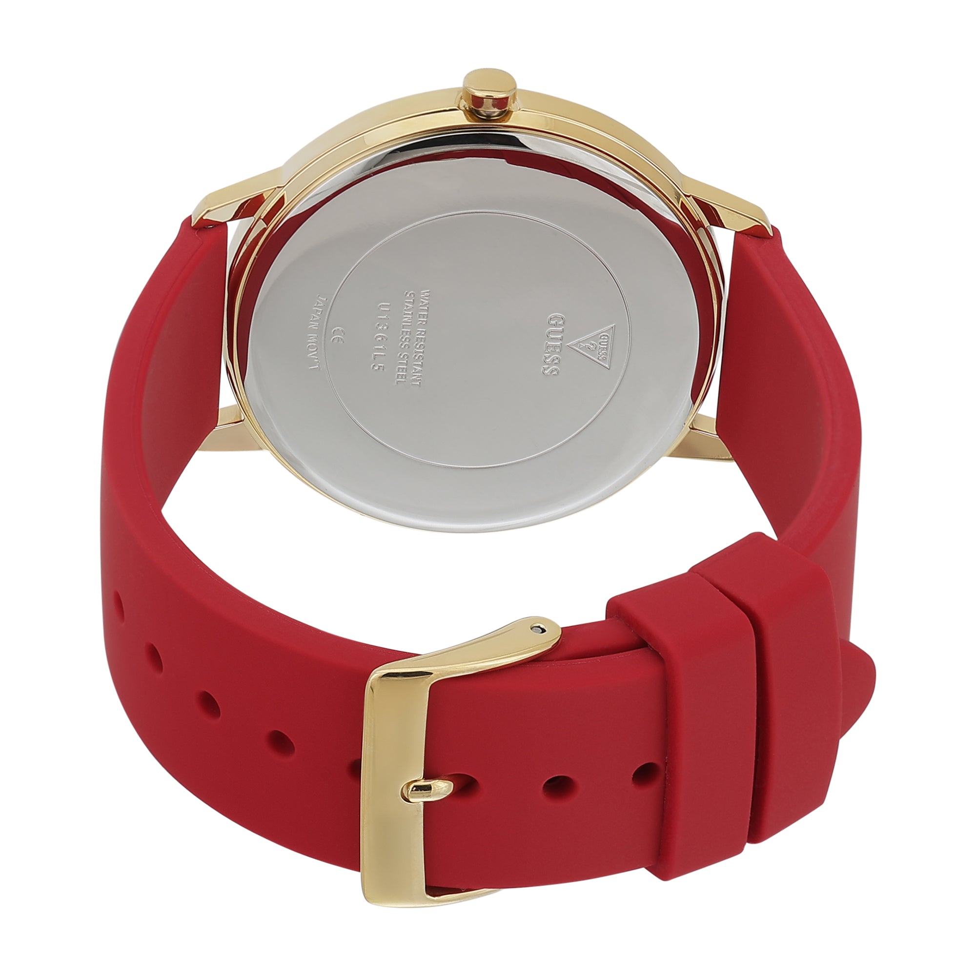 Guess 42 mm Champagne Dial Women Watch U1361L5M