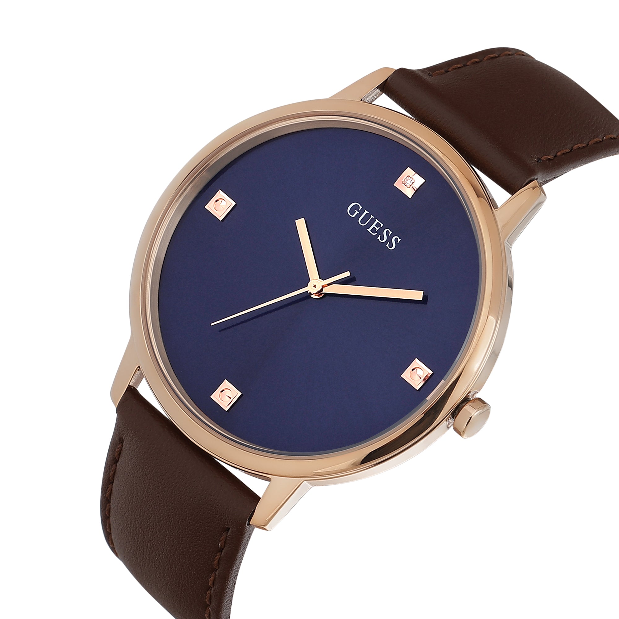 Guess 42 mm Blue Dial Women Watch U1361L6M