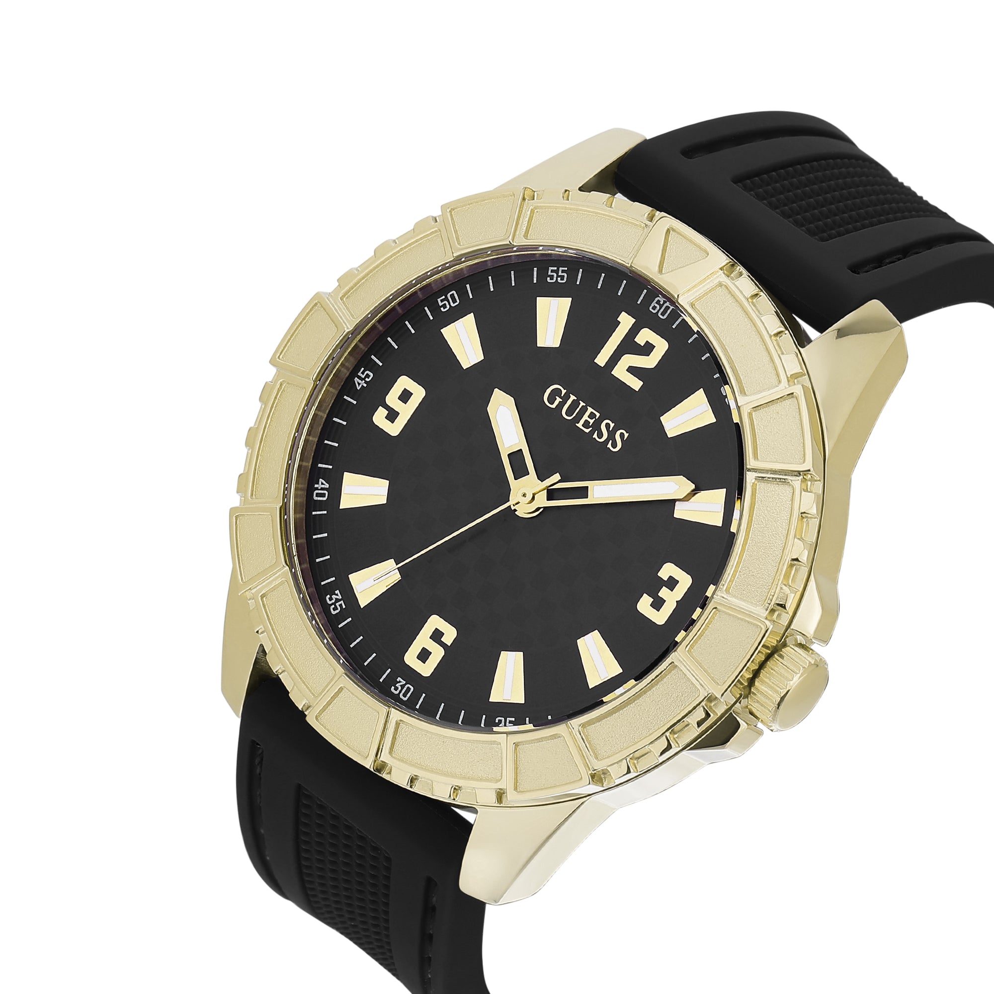 Guess 50 mm Black Dial Men Watch U1364G1M