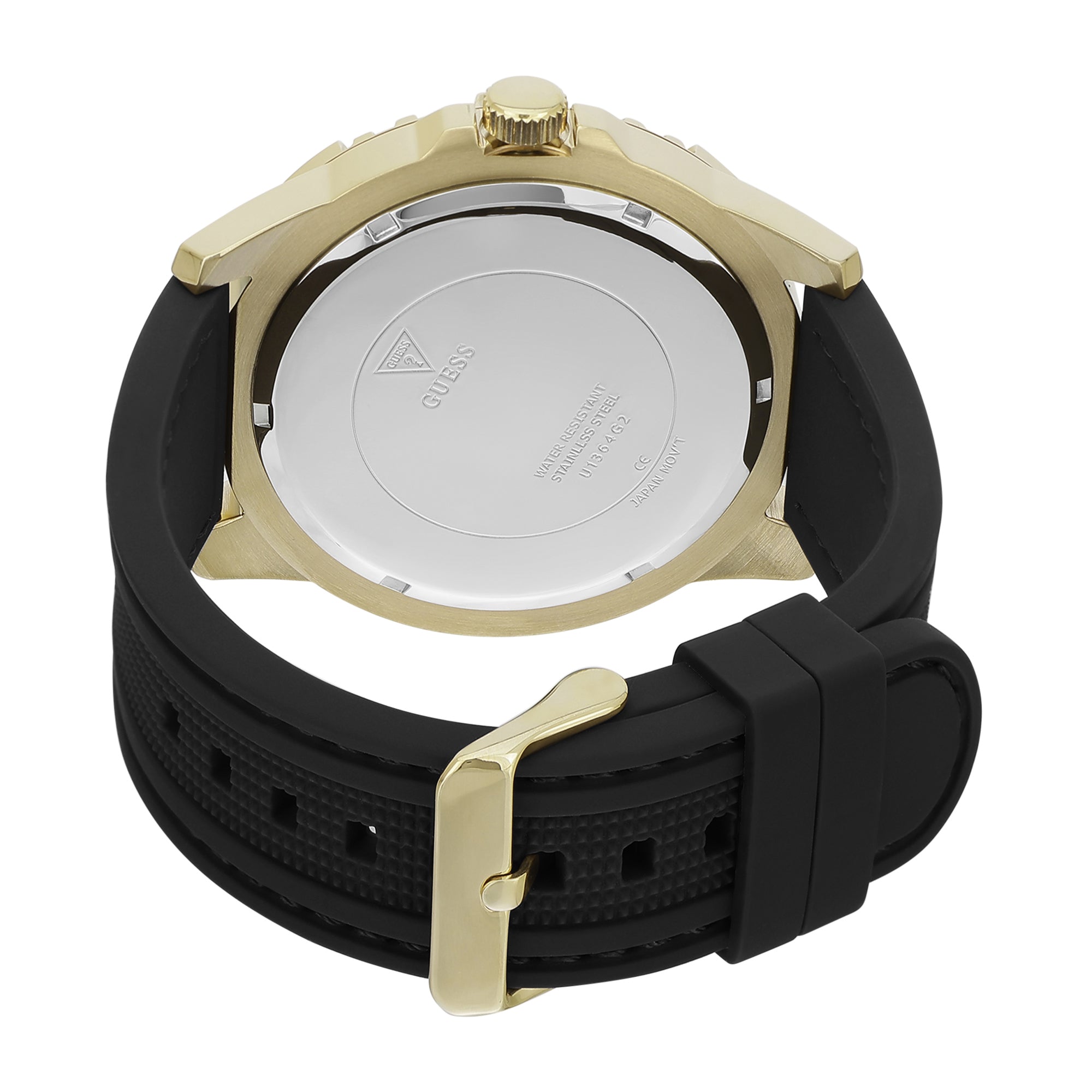 Guess 50 mm Black Dial Men Watch U1364G1M