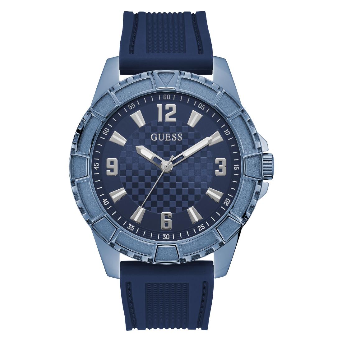 Guess Sport 50 mm Size Blue Dial Men Analog Watch U1364G3M