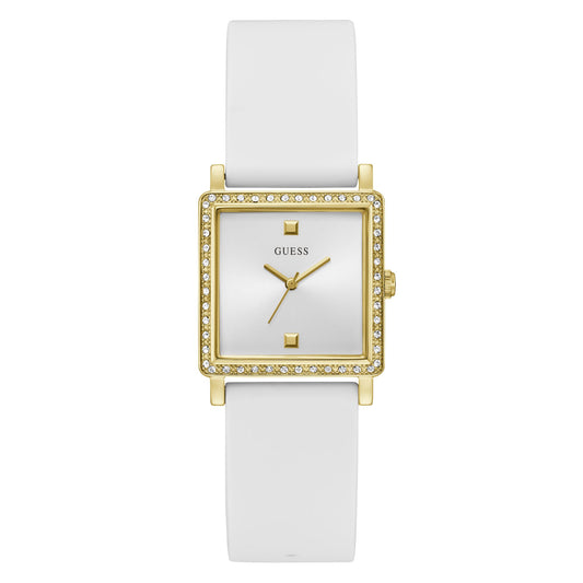 Guess White Dial Women Analog Watch - U1369L1M