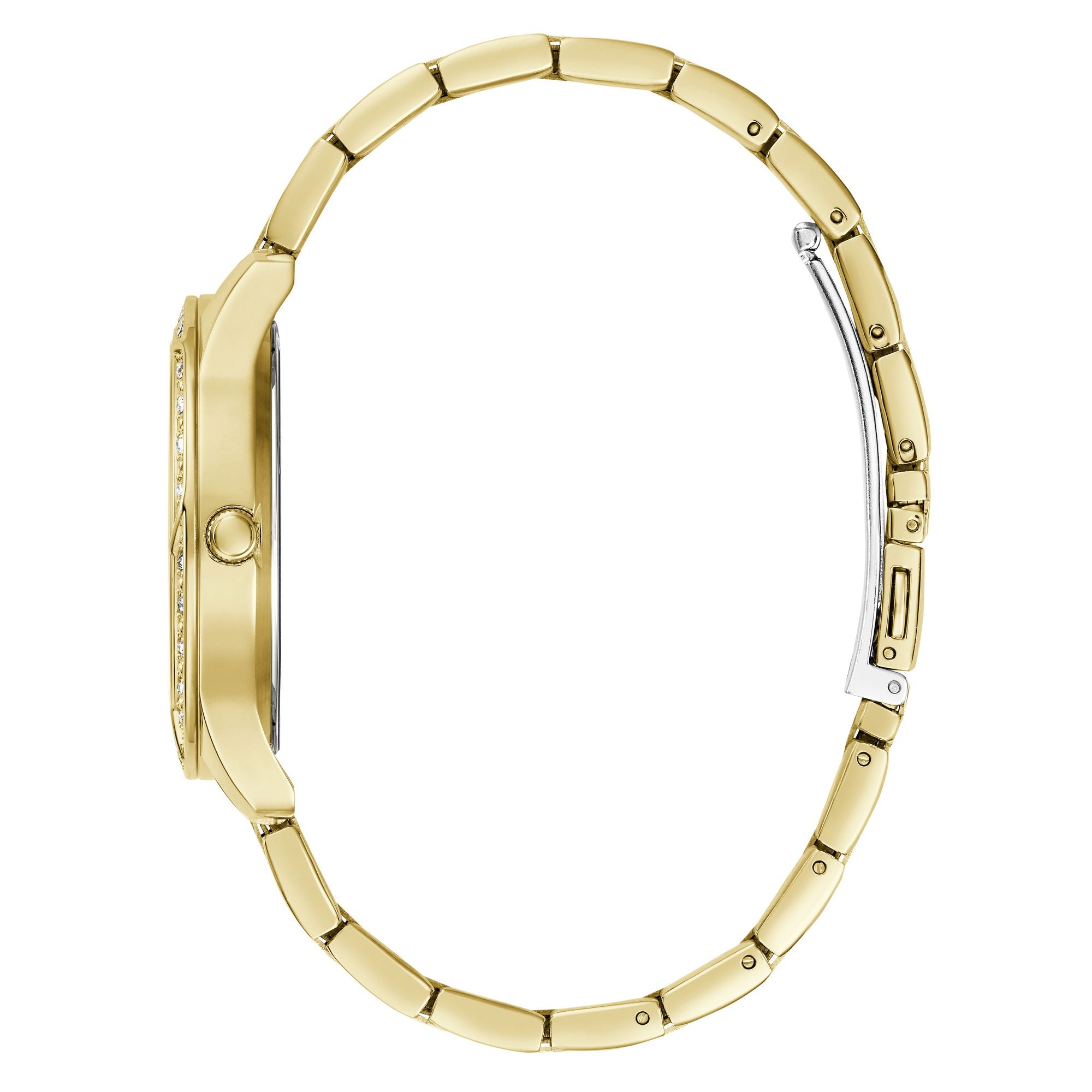 Guess 38 mm Gold Dial Women Analog Watch U1372L2M
