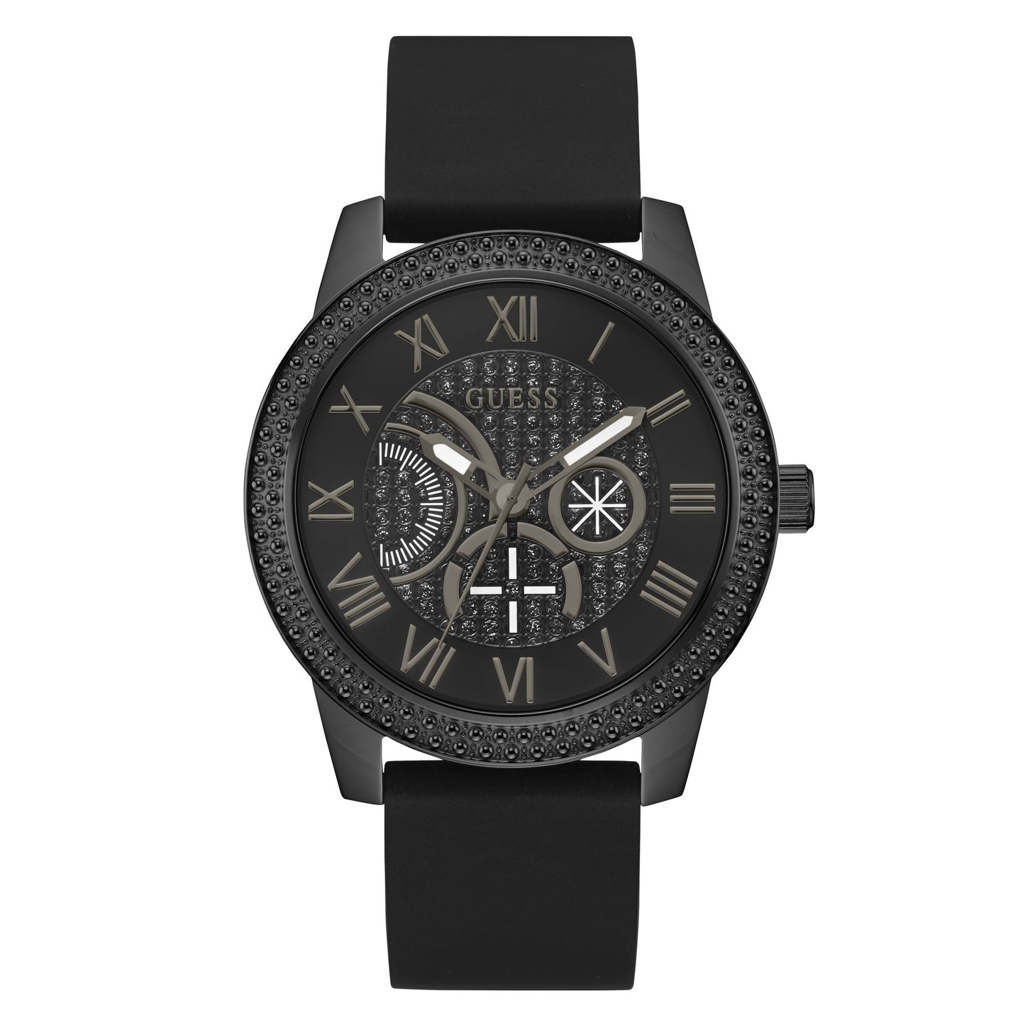 Guess Black Dial Men Analog Watch - U1378G2M