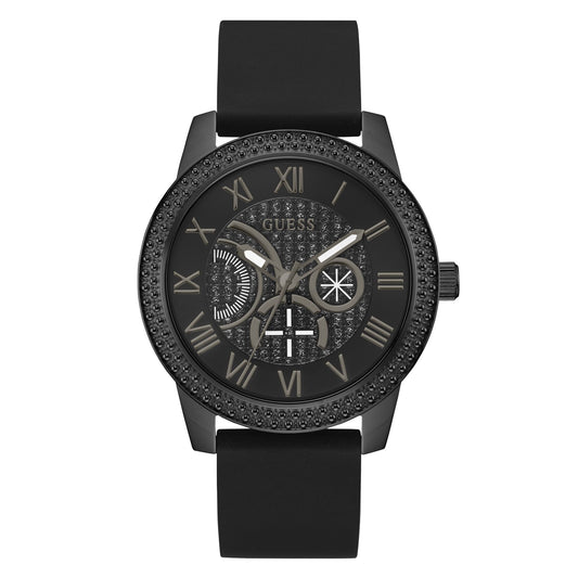Guess Black Dial Men Analog Watch - U1378G2M
