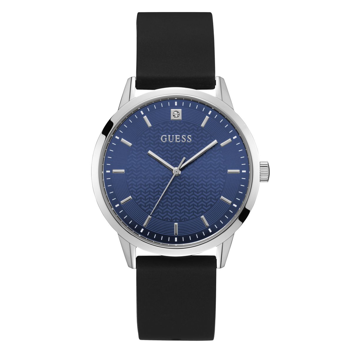 guess blue dial watch