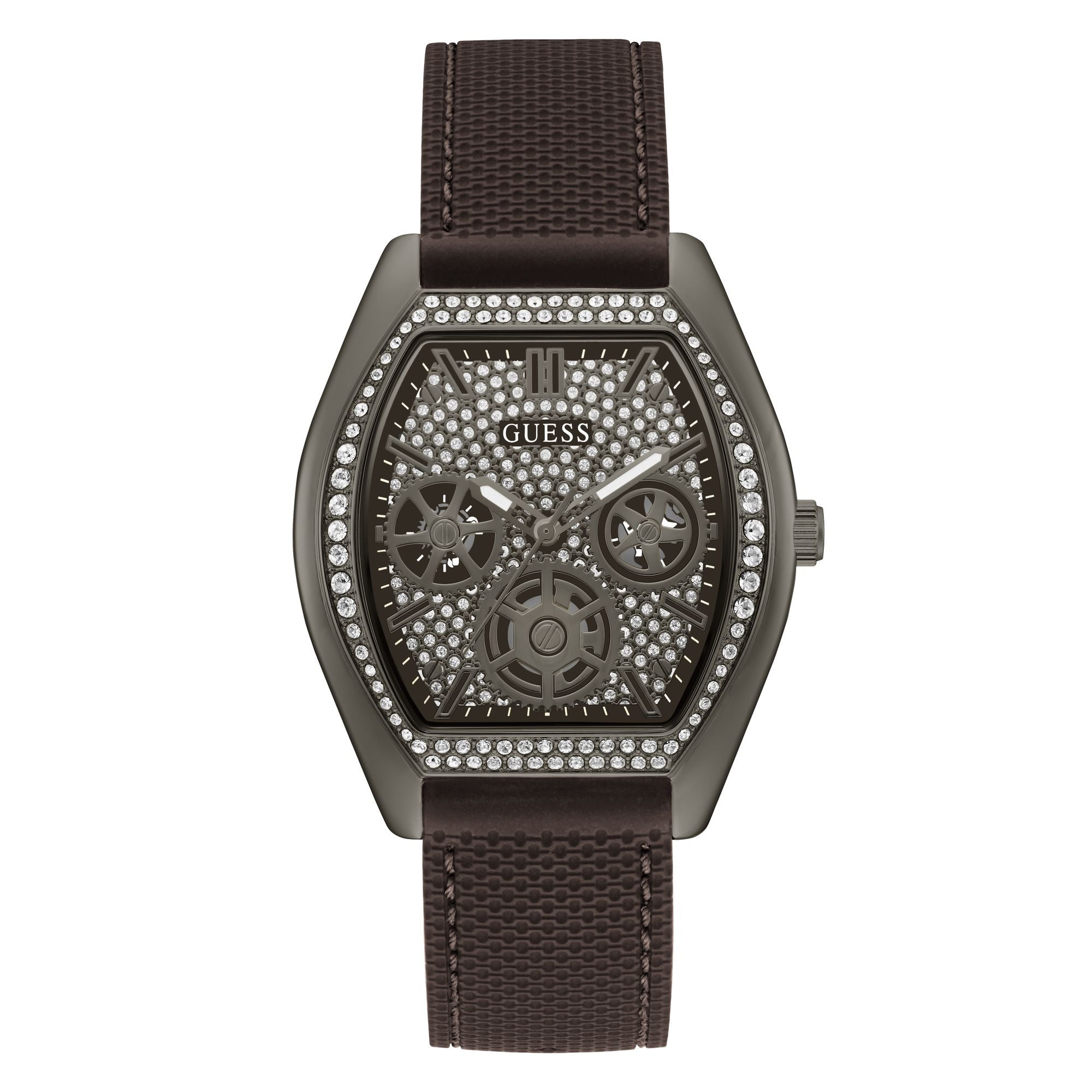 Guess Gunmetal Dial Men Analog Watch U1381G2M