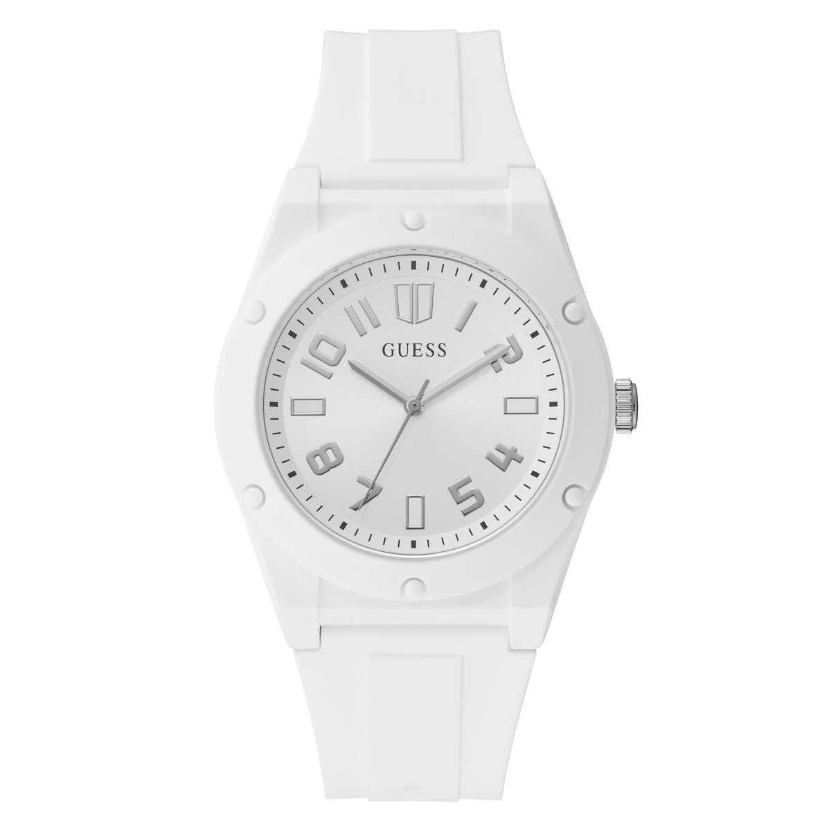 Guess White Dial Men Analog Watch