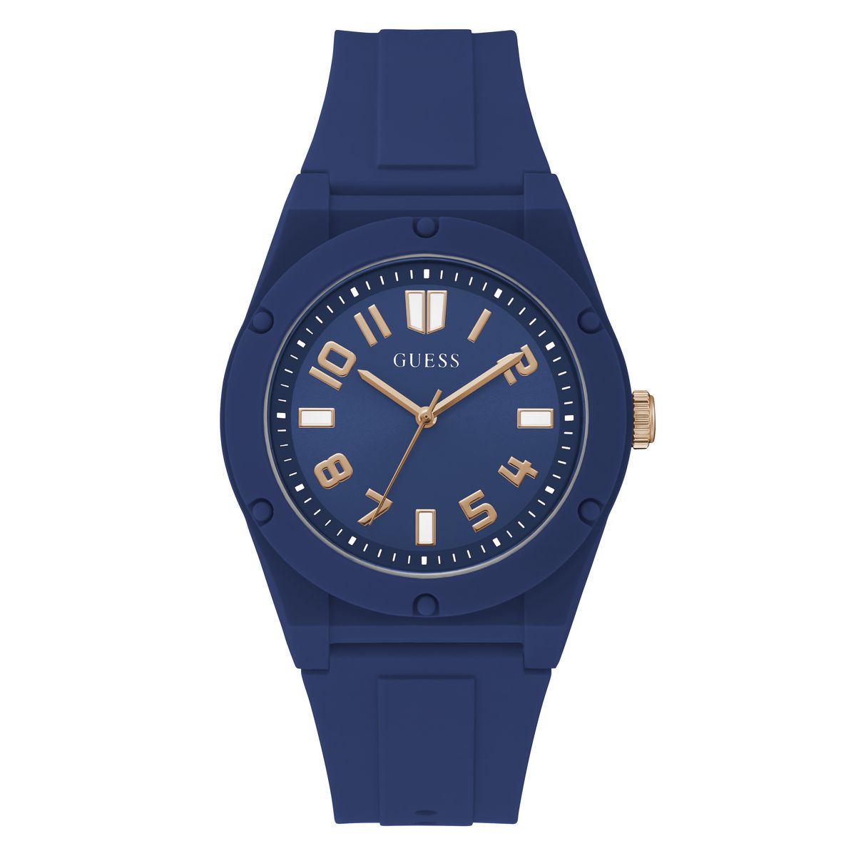 Guess Blue Dial Men Analog Watch