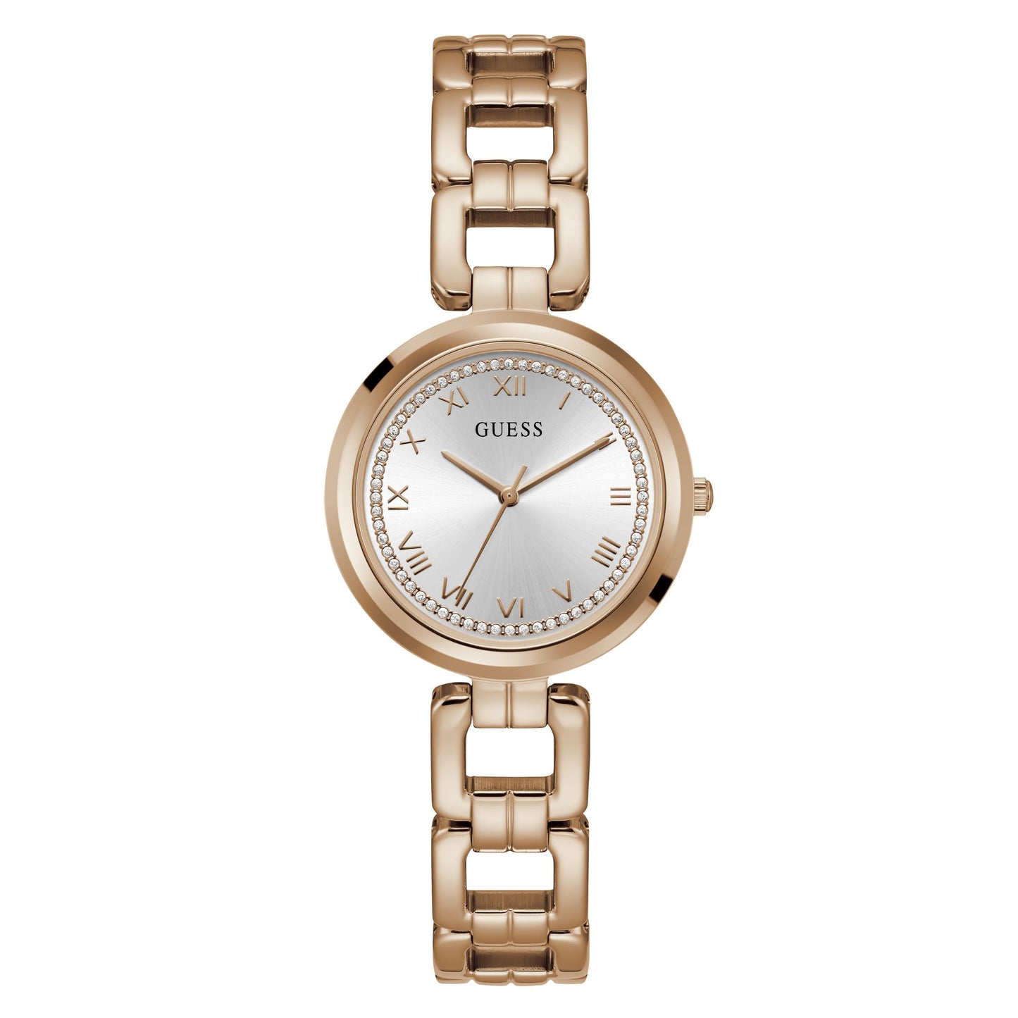 Guess 32 mm Silver Dial Women Analog Watch U1387L3M