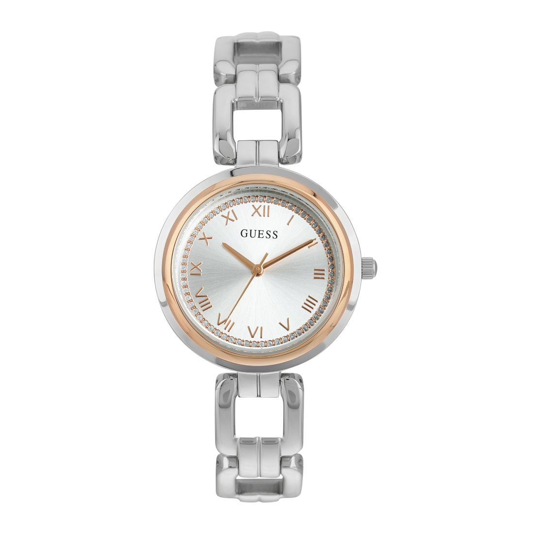 Guess Women 32 mm Silver Dial Analog Watch U1387L4M