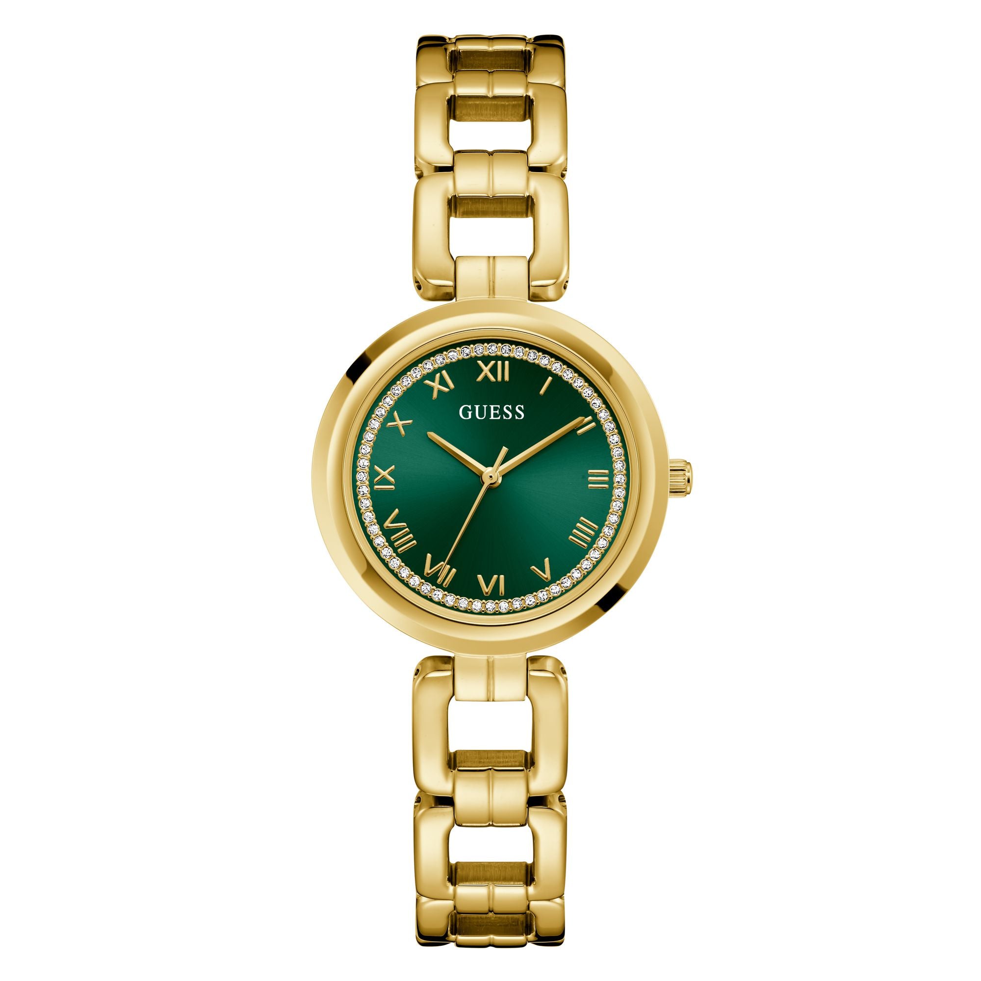 Guess Dress 32 mm Green Dial Women Analog Watch U1387L7M