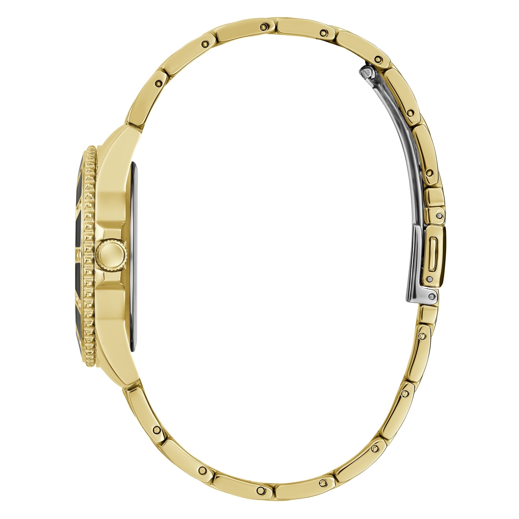 Guess Champagne Dial Women Analog Watch U1391L2M
