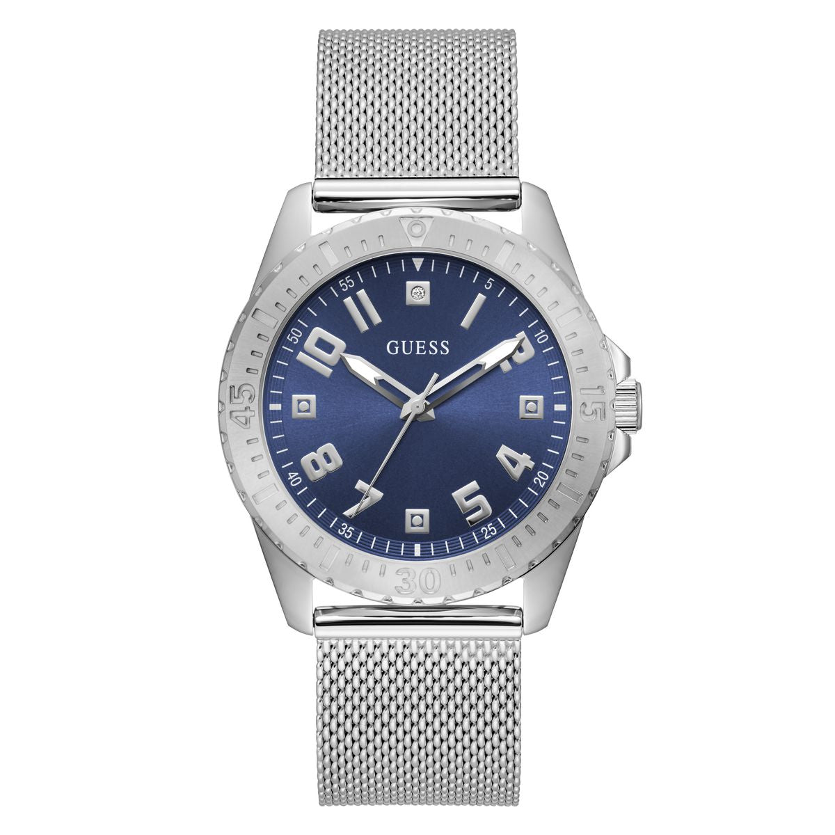 Guess Blue Dial Men Analog Watch