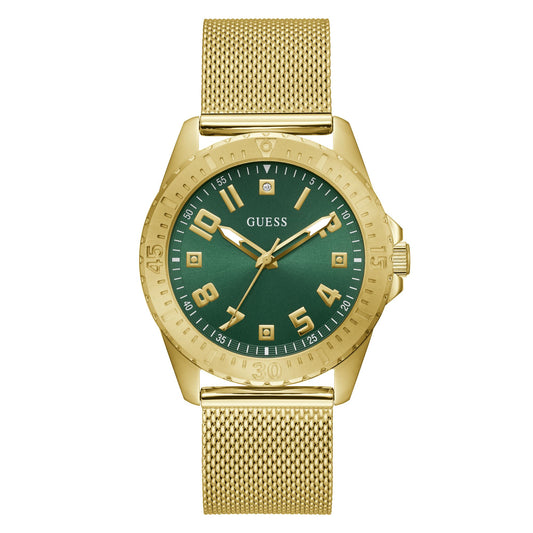 Guess Green Dial Men Analog Watch - U1393G2M