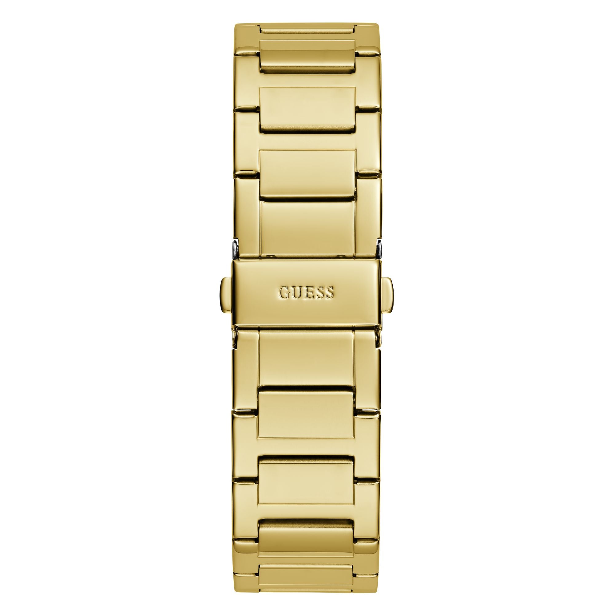 Guess Men 42 mm Size Champagne Dial Analog Watch U1394G2M