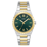 Guess Central 42 mm Green Dial Men Analog Watch U1394G6M