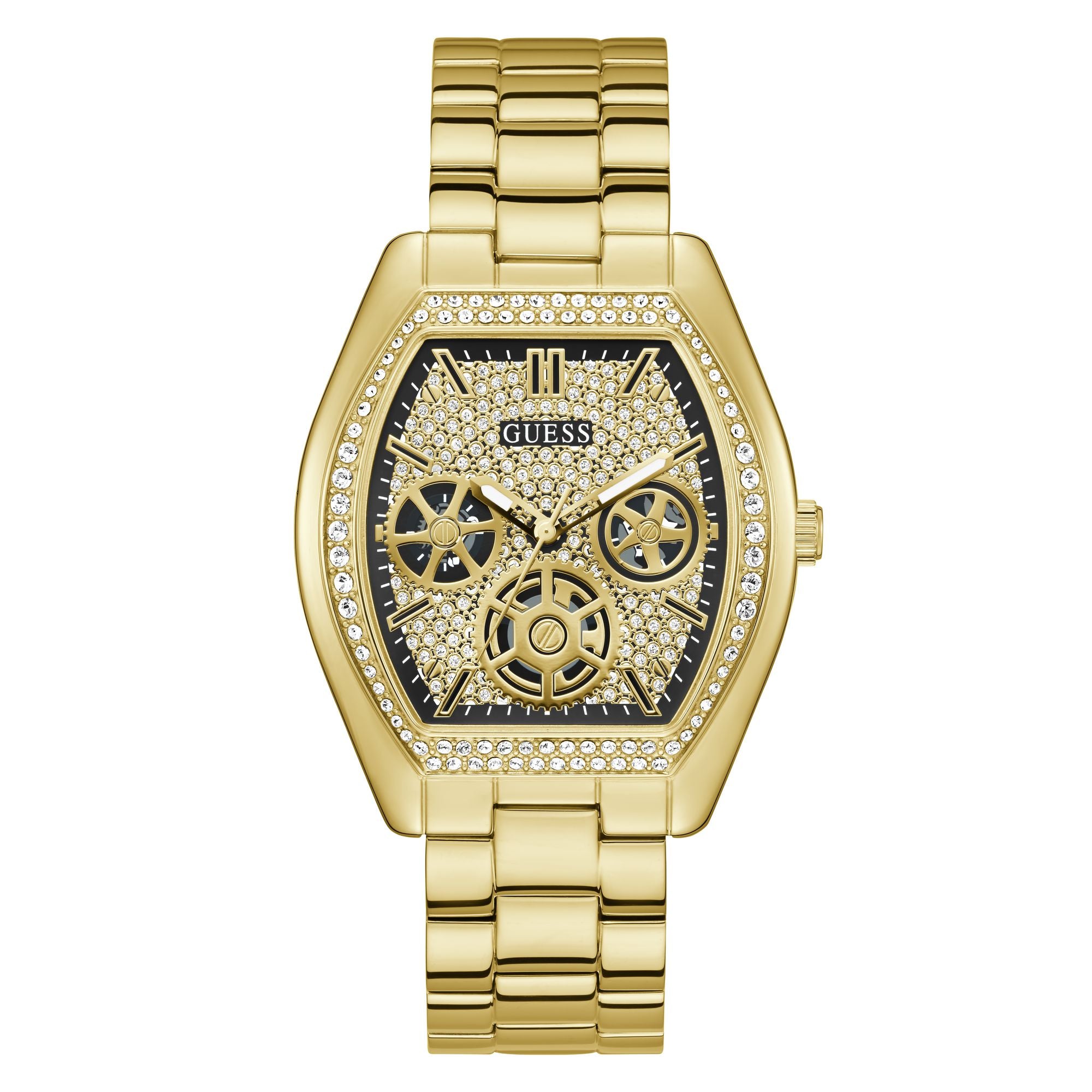 Guess Black Dial Men Analog Watch U1396G2M