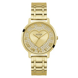Guess Women 40 mm Gold Dial Analog Watch U1400L2M