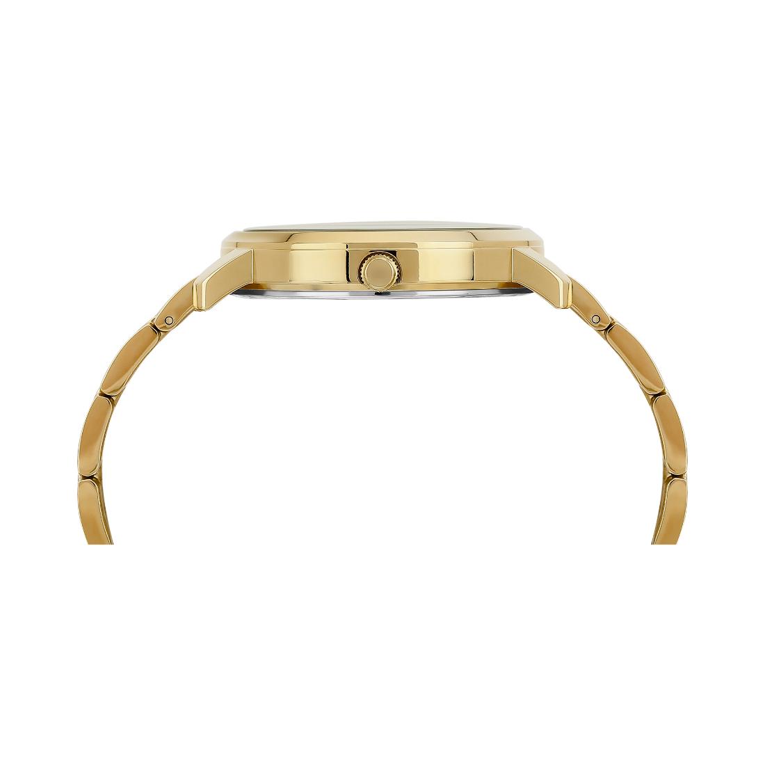 Guess Women 40 mm Gold Dial Analog Watch U1400L2M
