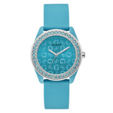 Guess Women 40 mm Blue Dial Analog Watch U1401L2M