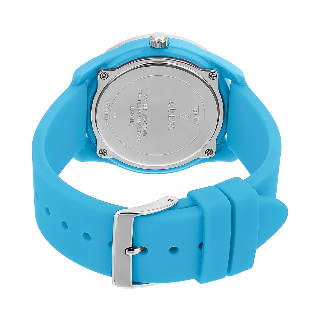 Guess Women 40 mm Blue Dial Analog Watch U1401L2M