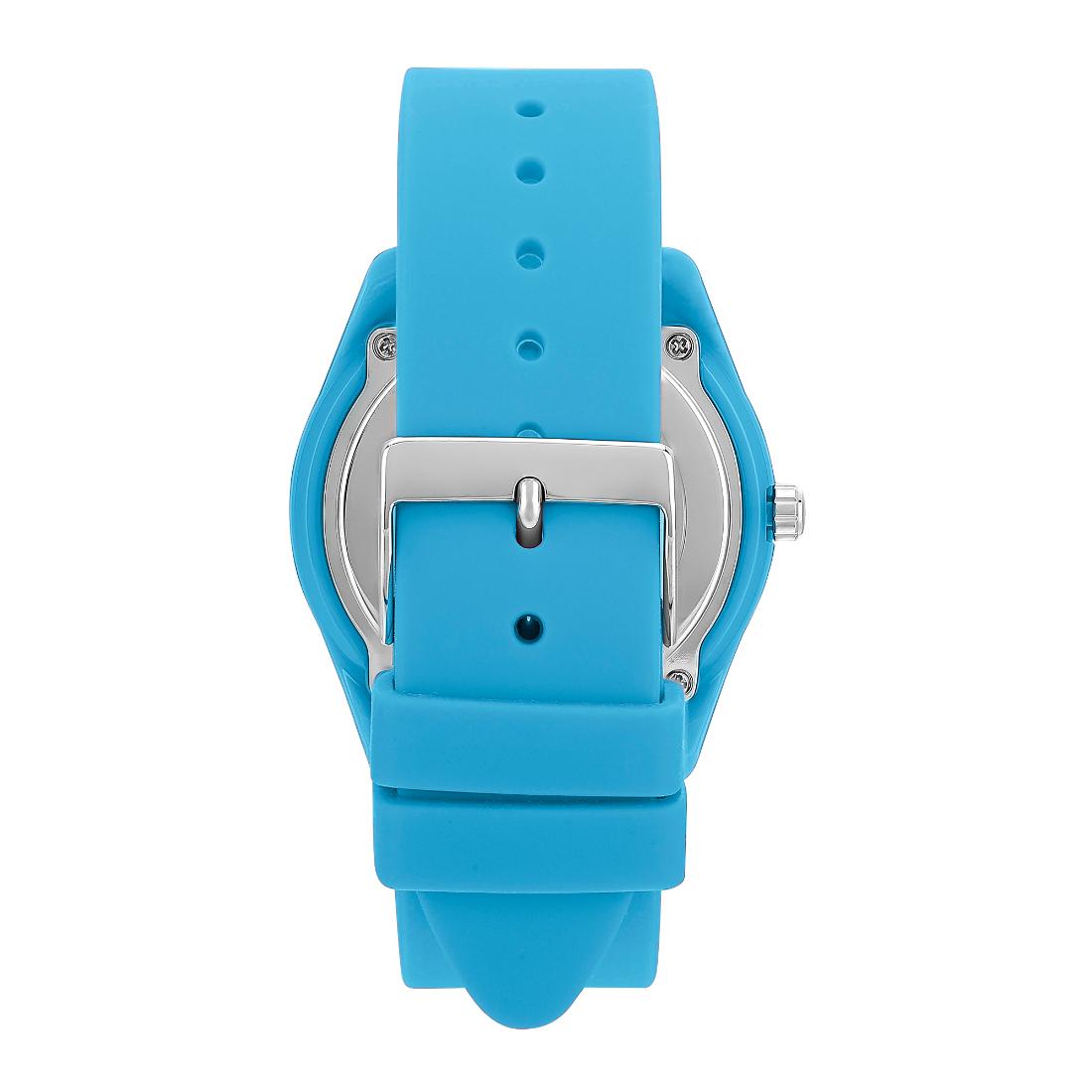 Guess Women 40 mm Blue Dial Analog Watch U1401L2M