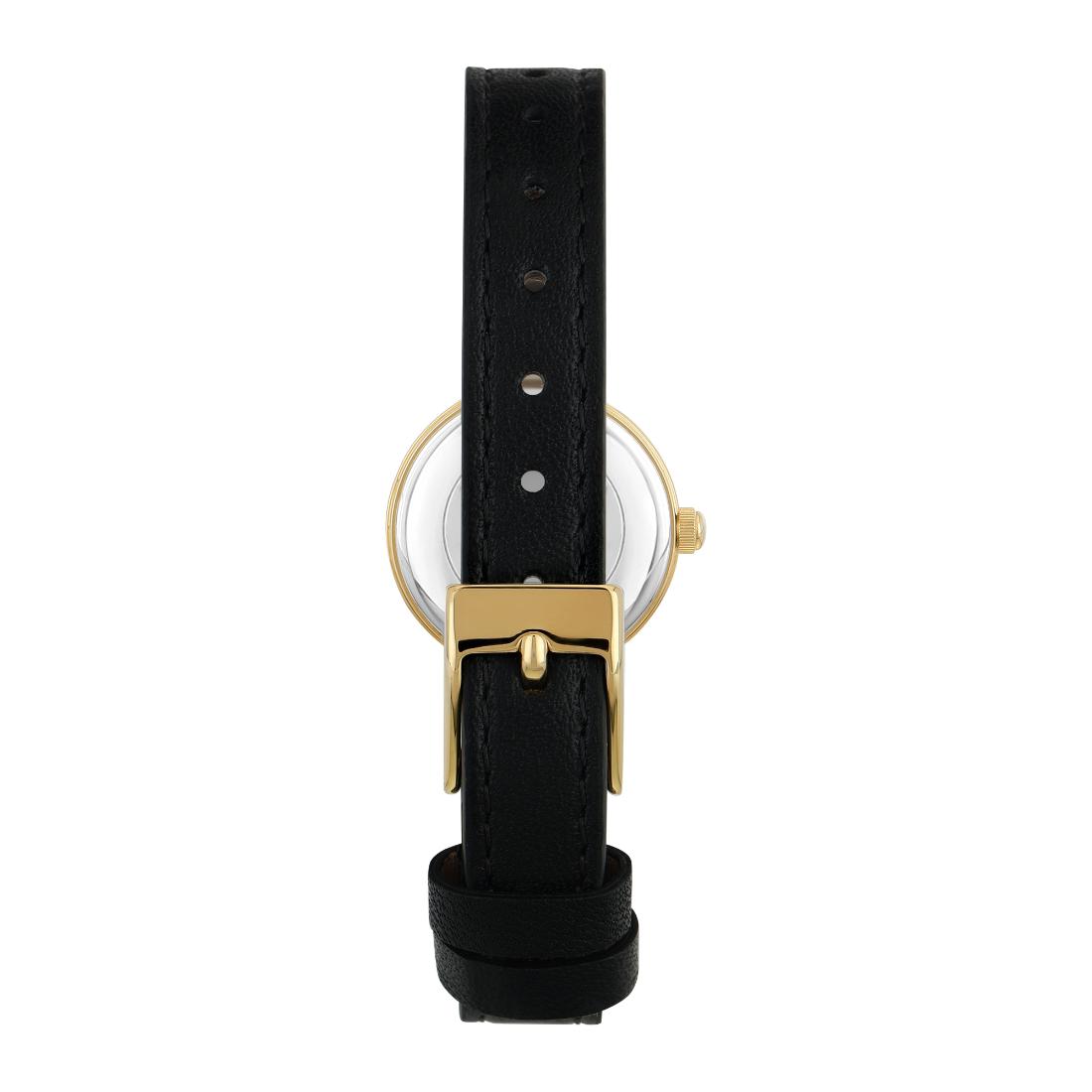 Guess Women 22.5 mm Gold Dial Analog Watch U1404L1M