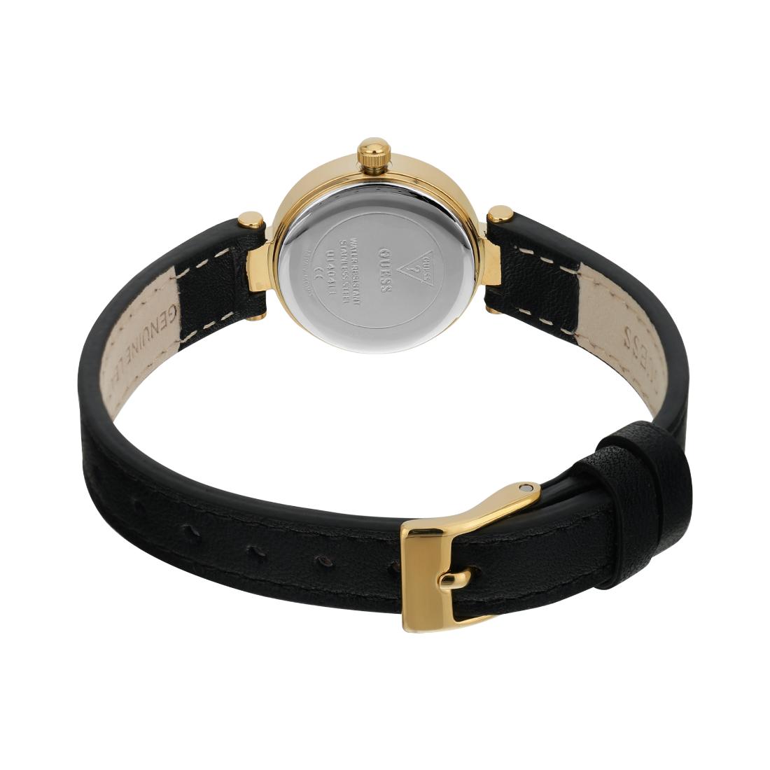 Guess Women 22.5 mm Gold Dial Analog Watch U1404L1M