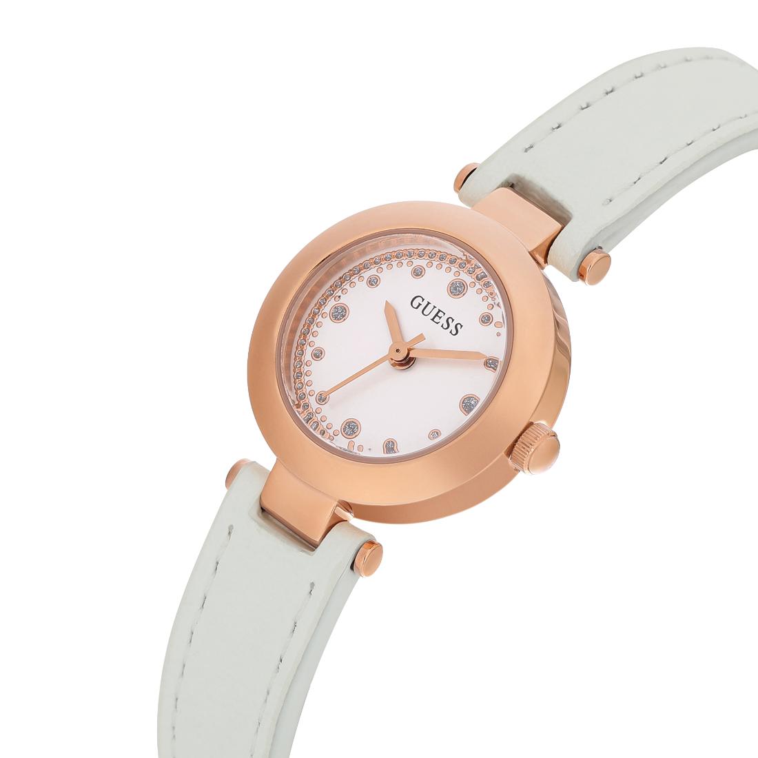 Guess Women 22.5 mm White Dial Analog Watch U1404L2M