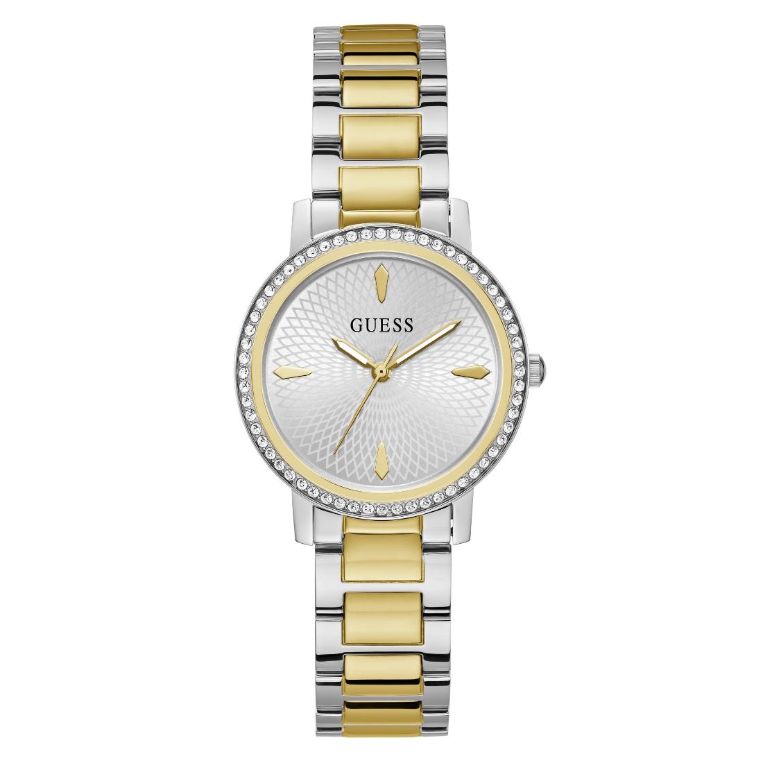 Guess Women 34 mm Silver Dial Analog Watch- U1405L2M