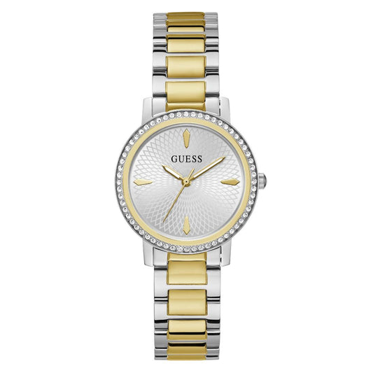 Guess Women 34 mm Silver Dial Analog Watch- U1405L2M