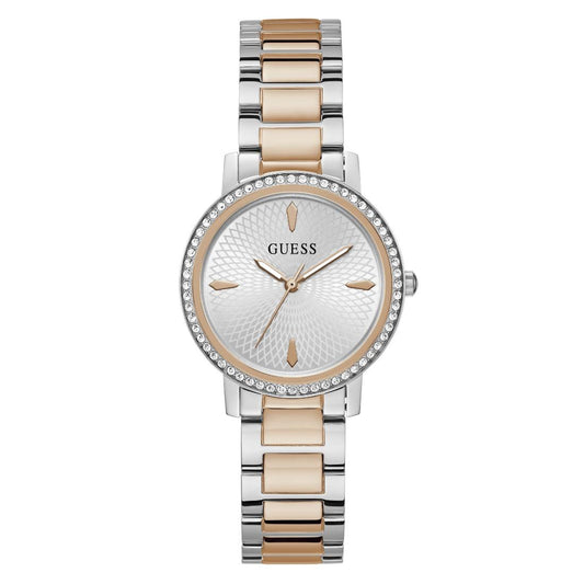 Guess Women 34 mm Silver Dial Analog Watch- U1405L3M