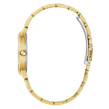 Guess Spiral 34 mm Green Dial Women Analog Watch U1405L4M