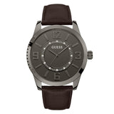 Guess Men 47 mm Black Dial Analog Watch U1408G3M