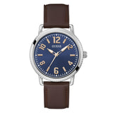 Guess Men 42 mm Blue Dial Analog Watch U1410G1M