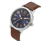 Guess Men 42 mm Blue Dial Analog Watch U1410G1M