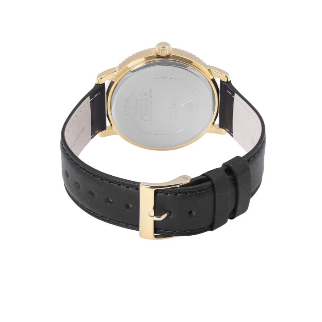 Guess Men 42 mm Size Green Dial Analog Watch U1410G2M