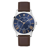 Guess Men 43 mm Blue Dial Analog Watch U1411G1M