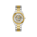 Guess Women 40 mm Size Gold Dial Round Analog Watch U1421L1M