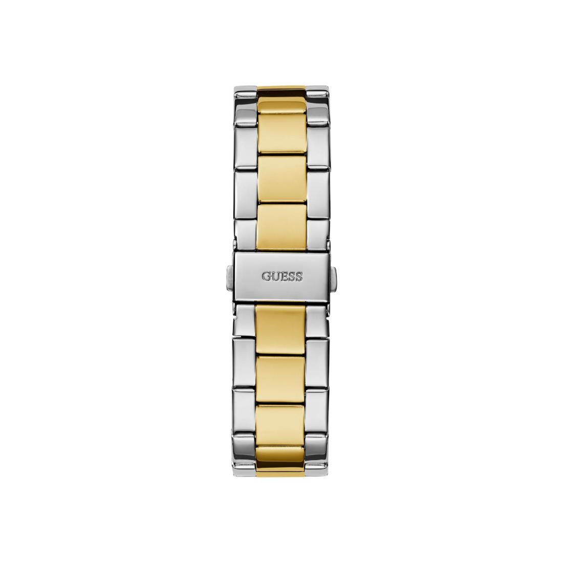 Guess Women 40 mm Size Gold Dial Round Analog Watch U1421L1M