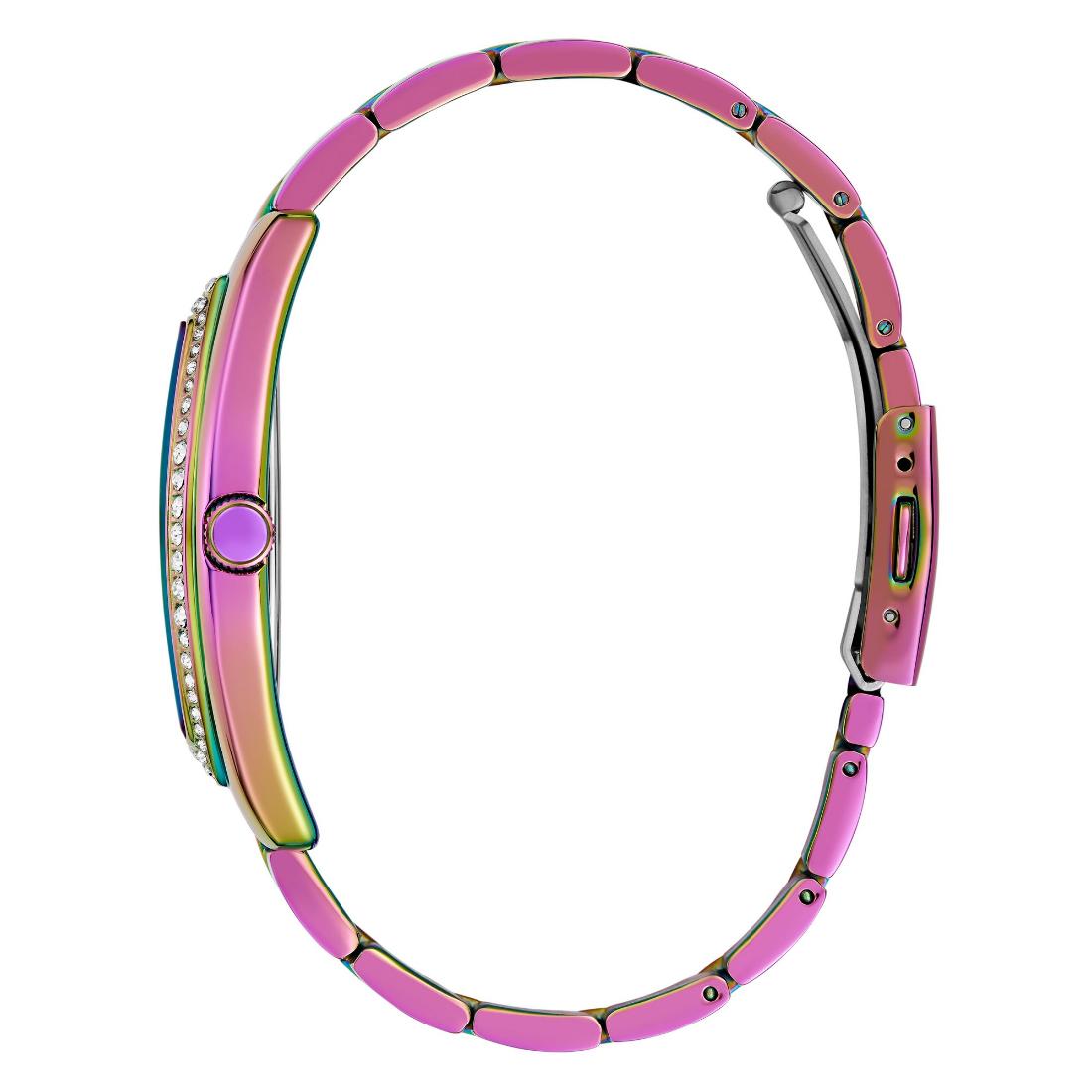 Guess Dignity 39.5 mm Size Purple Dial Women Analog Watch U1424L3M