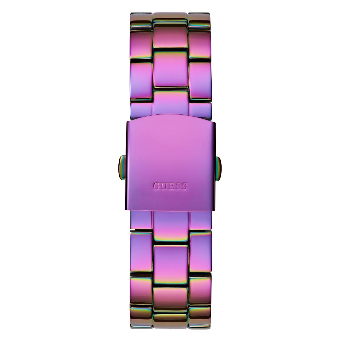 Guess Dignity 39.5 mm Size Purple Dial Women Analog Watch U1424L3M